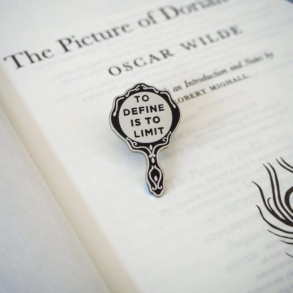 The Picture of Dorian Gray Enamel Pin BookGeek