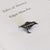 The Raven Enamel Pin BookGeek