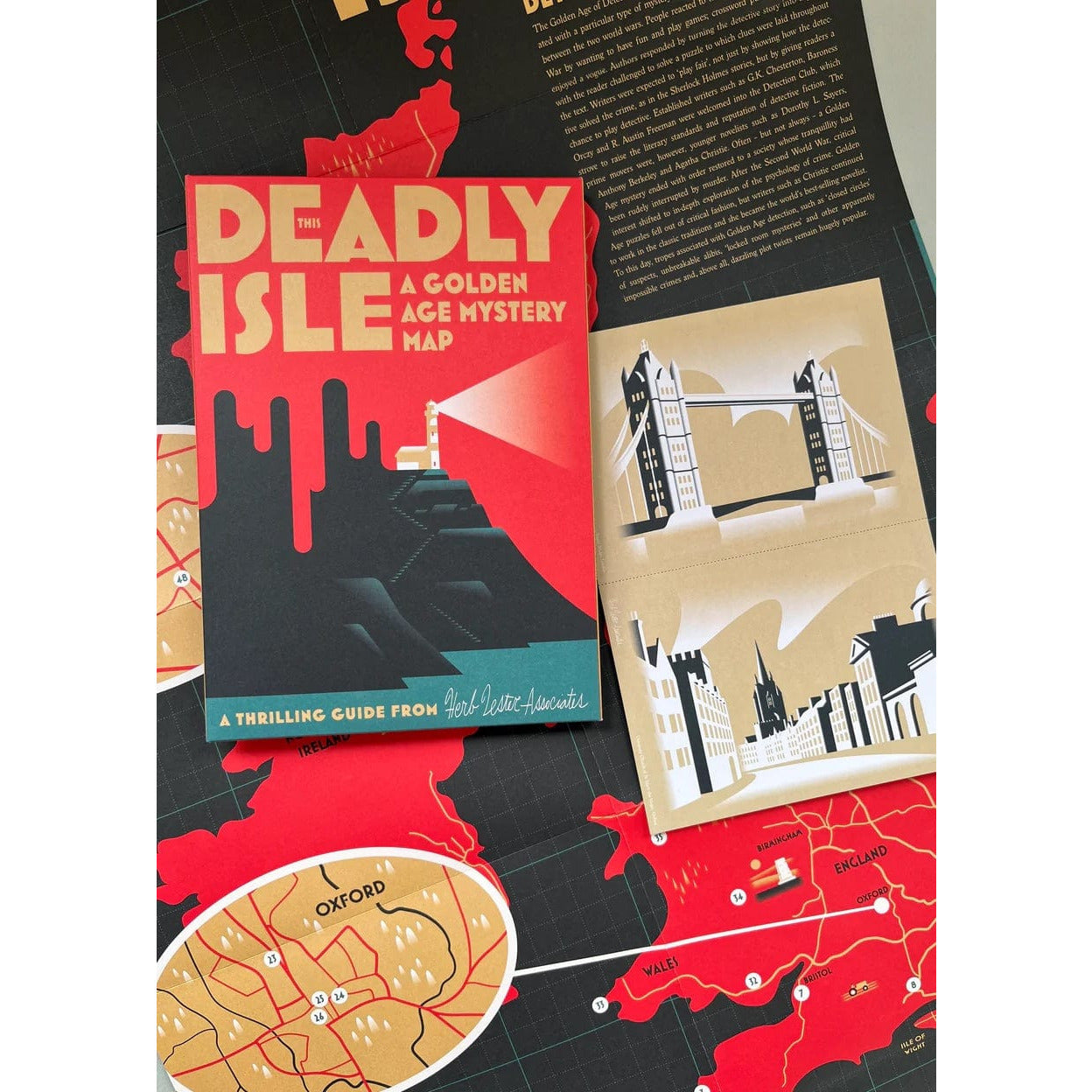 This Deadly Isle | A Gold Age Mystery Map BookGeek