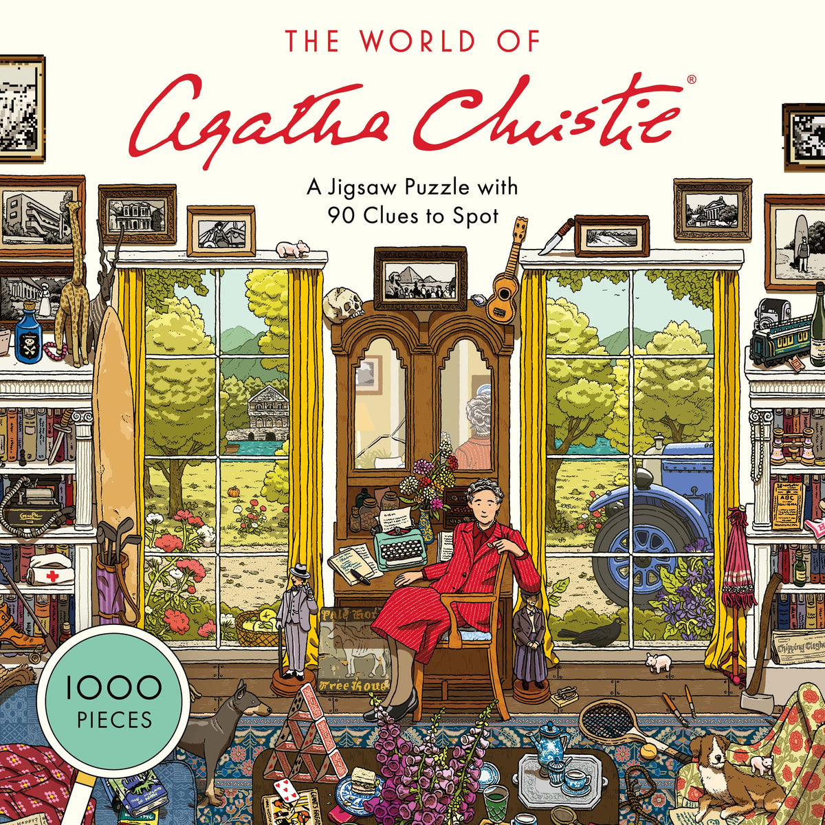 World of Agatha Christie Jigsaw Puzzle BookGeek