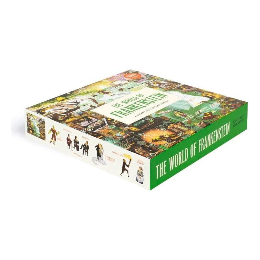 World of Frankenstein Jigsaw Puzzle BookGeek