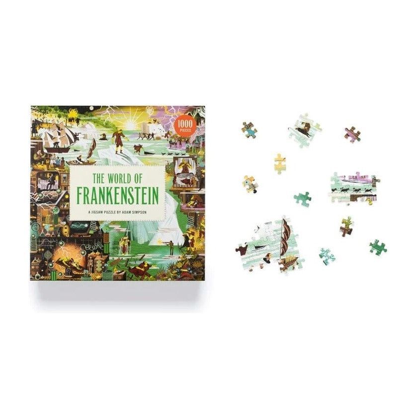 World of Frankenstein Jigsaw Puzzle BookGeek